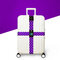 旅行荷物クロスストラップスーツケースバッグパッキングベルトラベル付き安全なバックルバンド - D