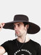Unisex Wide Brim Outdoor Solid Climbing Fishing Sunshade Breathable Mesh Bucket Hat - Dark Gray