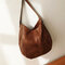 Women Multi-layer Casual Shoulder Bag Quilt Solid Handbag - Brown