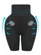 6XL Plus Size Butt Lifter Padding Tummy Control High Waisted Shorts - Black