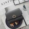 Women Stylish PU Leather Multi-slots Short Wallet  Card  Holder Purse - Dark Grey