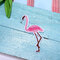 1 Pc Rouge Blanc Broderie Flamingo Tissu Pâte / DIY Vêtements Décoration Accessoires Patch Paste - #2
