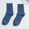 Ankle Socks Men's Socks Wild Solid Color Draw Men's Tube Socks Cotton Business Sports Socks - Denim Blue