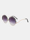 यूनिसेक्स मेटल फुल राउंड फ्रेम पीसी Colorful लेंस एंटी-यूवी सन प्रोटेक्शन धूप का चश्मा - #01