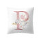 بسيط شمالي نمط الوردي الأبجدية ABC نمط رمي غطاء وسادة أريكة المنزل الإبداعية الفن وسادات - #16