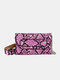 Women Chain Plaid Crossbody Mini Bag Designer Messenger Shoulder bag - Purple