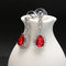 JASSY® Zircon Crystal Dangle Earrings 12 Months Birthstone Birthday Stone Earrings for Women - July