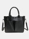 Women Large Capacity Multi-pocket Handbag Crossbody Bag - Black