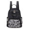 Simple And Stylish Large-capacity Backpack Girl Casual Light Oxford Cloth Bag Trend Wild Shopping Backpack - White clause