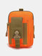 Men Waterproof Camo Pattern Printed Wallet 6 Inch Phone Bag Waist Bag - 12