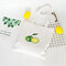 Women Canvas Lemon Print Handbag Shoulder Bag - White