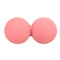 Peanut Shaped Massage Ball Physical Therapy Myofascial Release Yoga Train Equipment Fitness - Pink