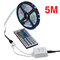 3/5/10 متر 3528 SMD RGB 600 LED شريط ضوء شريط سلسلة + 44 مفتاح IR التحكم عن بعد مراقبة - 5 م