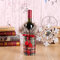 Christmas Wine Set European And American Bow Sackcloth Bottle Set Holiday Decoration - #1