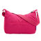 Waterproof Nylon Capacity Shoulder Bags Crossbody Bags For Women - Rose
