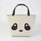 Cotton Linen Thick Aluminum Foil Portable Insulation Storage Bag Lunch Bag Deer Bear Rabbit Pattern - #3