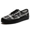 Men Cloth Breathable Light Weight Casual Skate Sneakers - Black