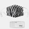 Zebra Pattern Polyester Fashion Dustproof Mask With 7 Mask Gaskets - #02