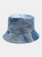 Women & Men Double-sided Tie-dye Corduroy And Cotton Warm Soft Outdoor Casual All-match Bucket Hat - #07