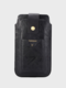 Men EDC Retro 6.5 Inch Phone Case Waist Belt Bag - Black