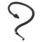 1Pc Left Ear Exaggerated Sexy Alloy Unique Winding Snake Earring - Black