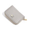Women PU Leather 9 Card Slot Wallet Leisure Solid Coin Purse - Gray