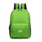 Nylon Folding Lightwight Backpack Shoulder Bag Outdoor Sports Bag - Green