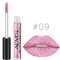 ALIVER Matte Liquid Lipstick Metallic Lip Gloss Cosmetic Waterproof Long Lasting Nude Pigments Lips  - 9#