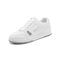 Men Breathable PU Non Slip Stylish Casual Skate Shoes - White