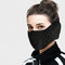 Men Women Winter Warm Cold Dustproof Breathable Warm Ears Outdoor Cycling Ski Travel Mouth Mask - Black