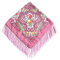 Cotton And Linen Printing Shawl Square Scarf Headscarf Tassel Scarf - WJ14 leather powder