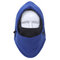 Men Women Thicker Fleece Warm Windproof Outdoor Sports Cap Hiking Ski Caps Full-protection Face Mask - Blue Black
