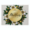 Serie de impresión dorada Alfombrillas de algodón navideñas Alfombrilla de tela para el hogar Suministros de cocina Alfombrilla occidental - #3