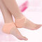 Men Women Silica Gel Heel Protector Good Elastic Breathable Heel Pain Remover Full Foot Care - Beige 2