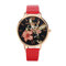 LVPAI Women's Watch Retro Leaves Flower Elegant Watch - #6