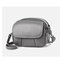 Women Faux Leather Plain Solid Shell Bag Shoulder Bag Phone Bag - Gray