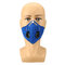 PM2.5 5-layer Filter Face Mask Anti Dust Masks Warm Windproof Riding Cycling Face Protection Mask - Blue