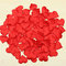 100 Padded Satin Heart Wedding Decorations Table Scatters Scrapbooking  - Red