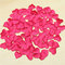 100 Padded Satin Heart Wedding Decorations Table Scatters Scrapbooking  - Rose Red