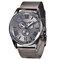Business Quartz Wristwatch Calendar Round Dial Roman Numerals Stainless Steel Strap Watches for Men - #2