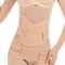3Pcs Full Length After Birth Belly Control Breathable Waist Trainer Shapewear Set - Beige