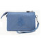 Women Nylon Waterproof Multi-function Clutch Bag Phone Bag Shoulder Bag - Blue