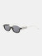 Unisex PC Material Square Frame UV-Resistant Fashion Simple Sunglasses - #01