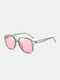Unisex PC Full Frame UV Protection Fashion Sunglasses - Gray