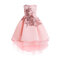 Wedding Dresses For Girls Flower Fancy Dress For 3Y-13Y - Pink