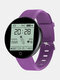 D18s Smart Watch Tela redonda colorida de 1,44 polegadas Coração Monitor de pressão arterial Pulseira inteligente Movimento Pedômetro - roxa