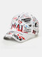Men & Women Cotton Graffiti Pattern Hip-hop Style Fashion Personality Couple Hat Baseball Hat - #18