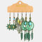 3 Pcs Bohemian Dreamcatcher Tassel Earrings Set Geometric Hollow Turquoise Pendant Long Earrings - 2