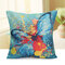 Butterfly Cushion Cover Colorful Art Printed Throw Pillowcase Home Sofa Bed Decor - #03