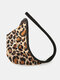 Sexy Leopard Crotchless Thongs Ultra Thin Mini Cover C-String Underwear For Men - Leopard